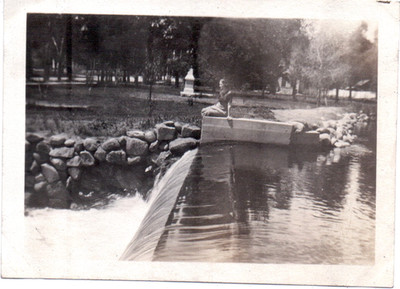 VINTAGE PHOTOGRAPH BUENA VISTA POWER & LIGHT COMPANY DAM SALIDA COLORADO PHOTO
