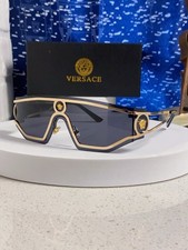 Versace Oversized Sunglasses Trendy Rock-Style Shades for Men Women