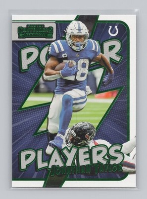 Jonathan Taylor 2022 Panini Contenders - Power Players #PWR-JTA Emerald