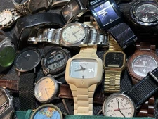 Bulova,Casio,Timex,Pulsar,Nixon Men’s Watch Lot Of (29) Untested,Parts,Repair