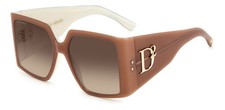Dsquared2 D2 0096/S NUDE BEIGE/BROWN SHADED 56/17/140 women Sunglasses