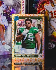 2021 Panini Donruss Optic #264 Alijah Vera-Tucker Flame Emoji Prizm