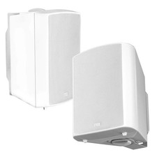 OSD Audio 5.25 Outdoor Patio Speaker Pair 120W, IP54 Weather Resistant, White AP