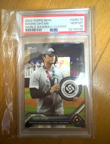 PSA10 Shohei Ohtani 2023 Topps Now WBC MVP WBC-73 Baseball Card English Japan