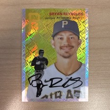 Topps 2023 Chrome Platinum Bryan Reynolds Auto #344 Pittsburgh Pirates MLB /499