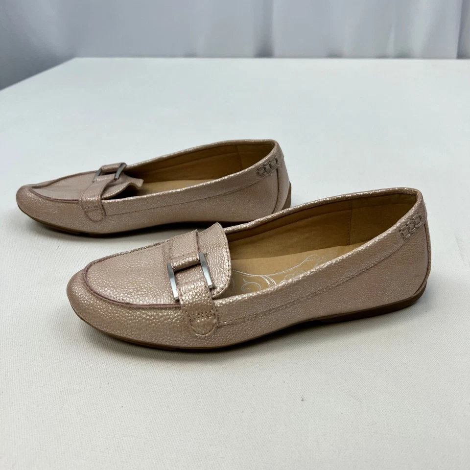 Mocasines sin cordones Mootsies Tootsies para mujer color rosa rubor talla 7 hebilla Foto 2 de 4