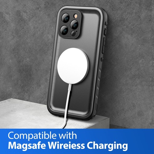 Waterproof Cover For iPhone 14 13 15 11 Pro Max Shockproof Case Screen Protector - Photo 3 sur 10