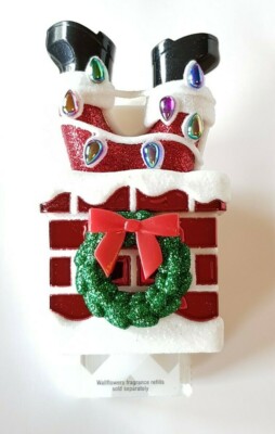 Bath & Body Works Santa in Chimney Wallflowers Fragrance Plug Christmas Holiday