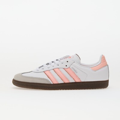 W Adidas Originals Samba OG White Clear Orange Gum JH5687