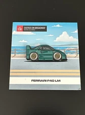 Leen Customs 2024 Exotics On Broadway Ferrari F40 Limited Edition Pin 68/150 EOB