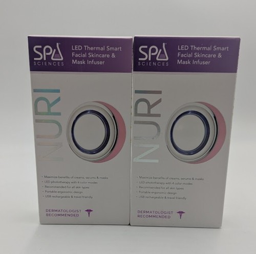 2er Pack Spa Sciences NURI LED Thermal Smart Gesichtspflege & Maske Infuser