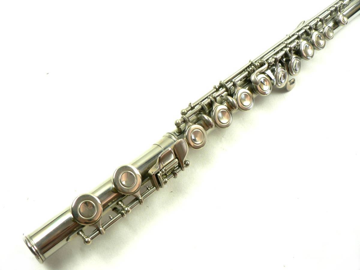 YAMAHA YFL-23 Flute Second hand Nikkan NICKEL SILVER YAMAHA YFL-23 Flute Second hand Nikkan NICKEL SILVER