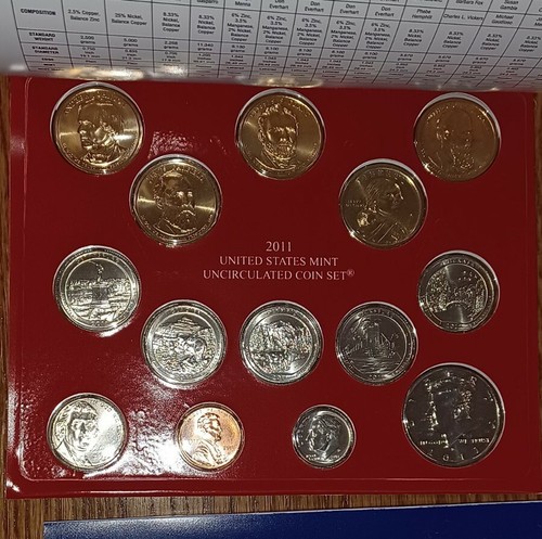 2011 US Mint Set 28 Coin Uncirculated Set Complete Philadelphia & Denver W/ OGP - Picture 4 of 4