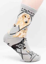 Afghan Hound Dog Breed Novelty Socks