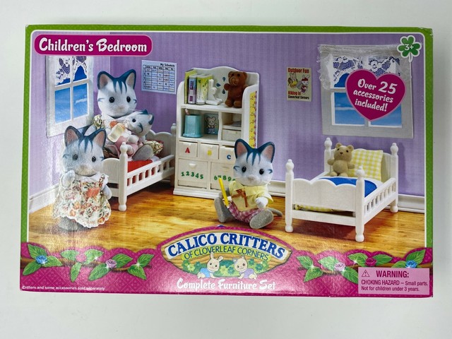 Calico Critters Complete Children S Bedroom Set Over 25