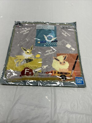 Eevee evolutions Colorful art Pokemon hand Towel bath Japan Import / US Stock B6