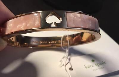 【kate spade】素敵!HOLE PUNCH スペード バングル! KATE SPADE New York Hole Punch Spade Hinge Bangle Blush
