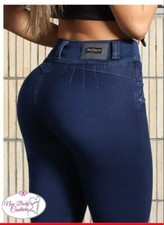 Jeans Colombianos Cintura Alta levanta cola butt lifter high waist faja 7916