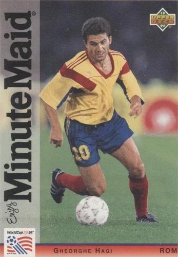Romania Away Euro 96 Authentic Jersey Gheorghe Hagi | eBay