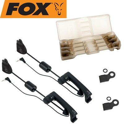 FOX MK2 Illuminated Swinger 2er Set black, Pendelbissanzeiger für Karpfenangler
