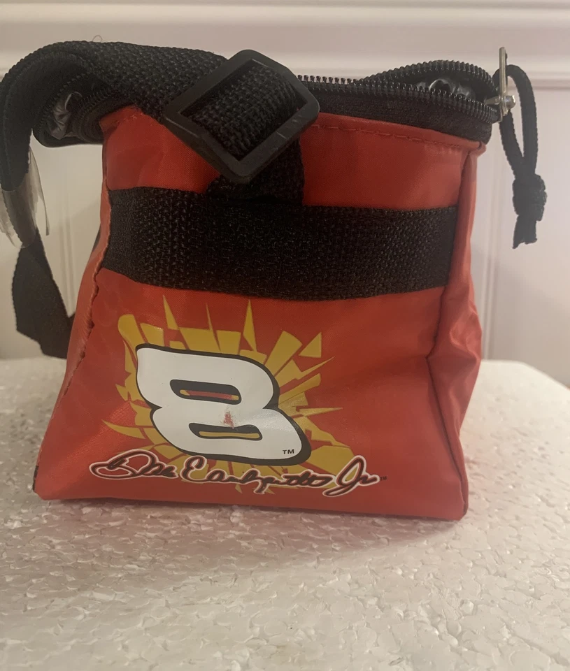 NASCAR Dale Earnhardt Jr. #8 Bolsa de bebidas aislada roja con correa ¡LEER/ENVÍO RÁPIDO! Foto 4 de 4