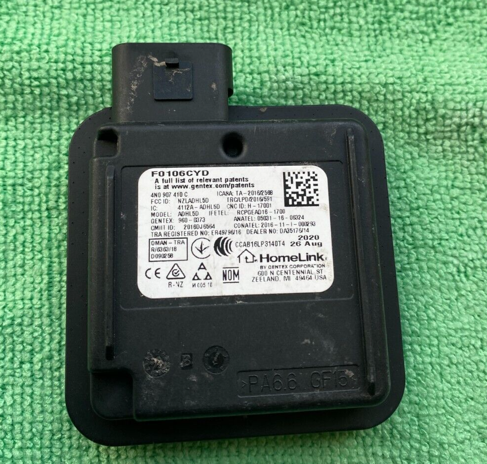 Audi A3 8Y A6 C8 A7 4K8 A8 D5 Original Homelink Garagentoröffner