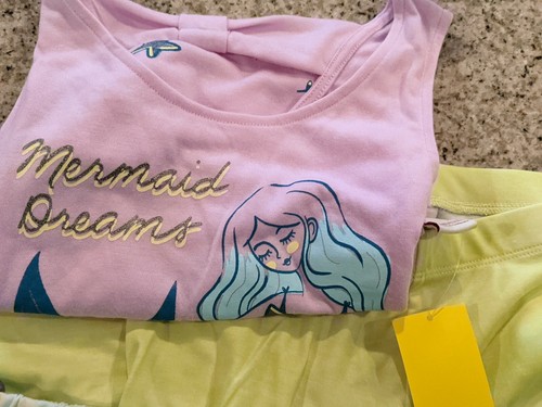 SO Mermaid Pack Bow Back Tank 3pc Set Kids size 10 - Picture 6 of 7