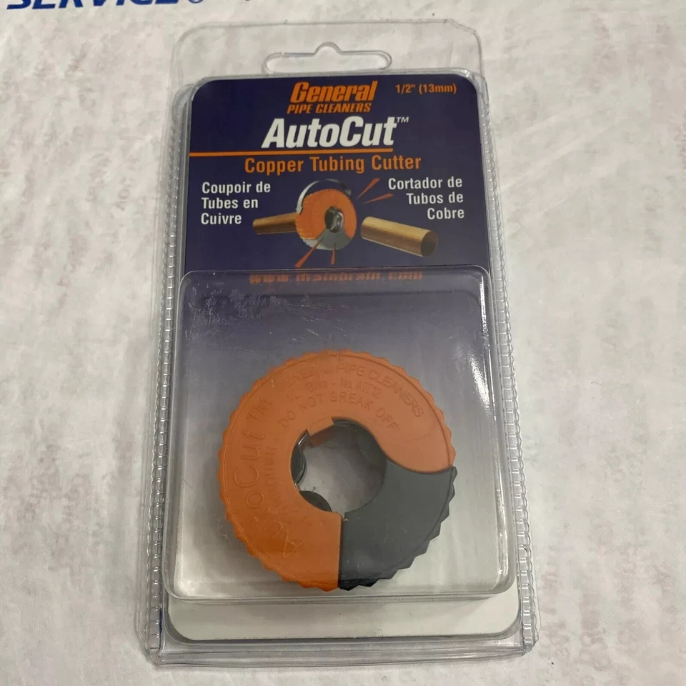 GENERAL PIPE CLEANERS 1/2” AUTO CUT COPPER TUBING CUTTER ACT-12 - BRAND NEW