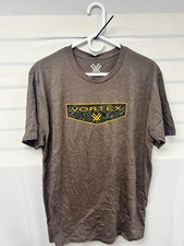 VORTEX Men's Shield Comfortable Casual Short Sleeve T-Shirt XL Brown
