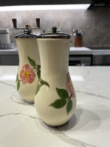 Vintage Franciscan Ceramics Desert Rose California Salt & Pepper Made CA USA - Picture 12 of 15