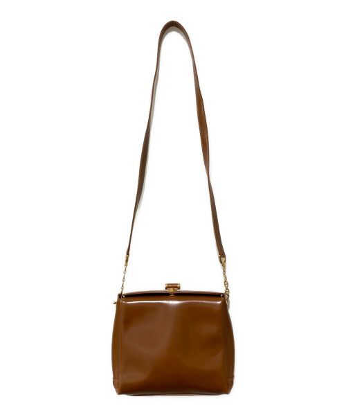 GUCCI Leather Shoulder Bag Brown Italy Auth/3283 eBay