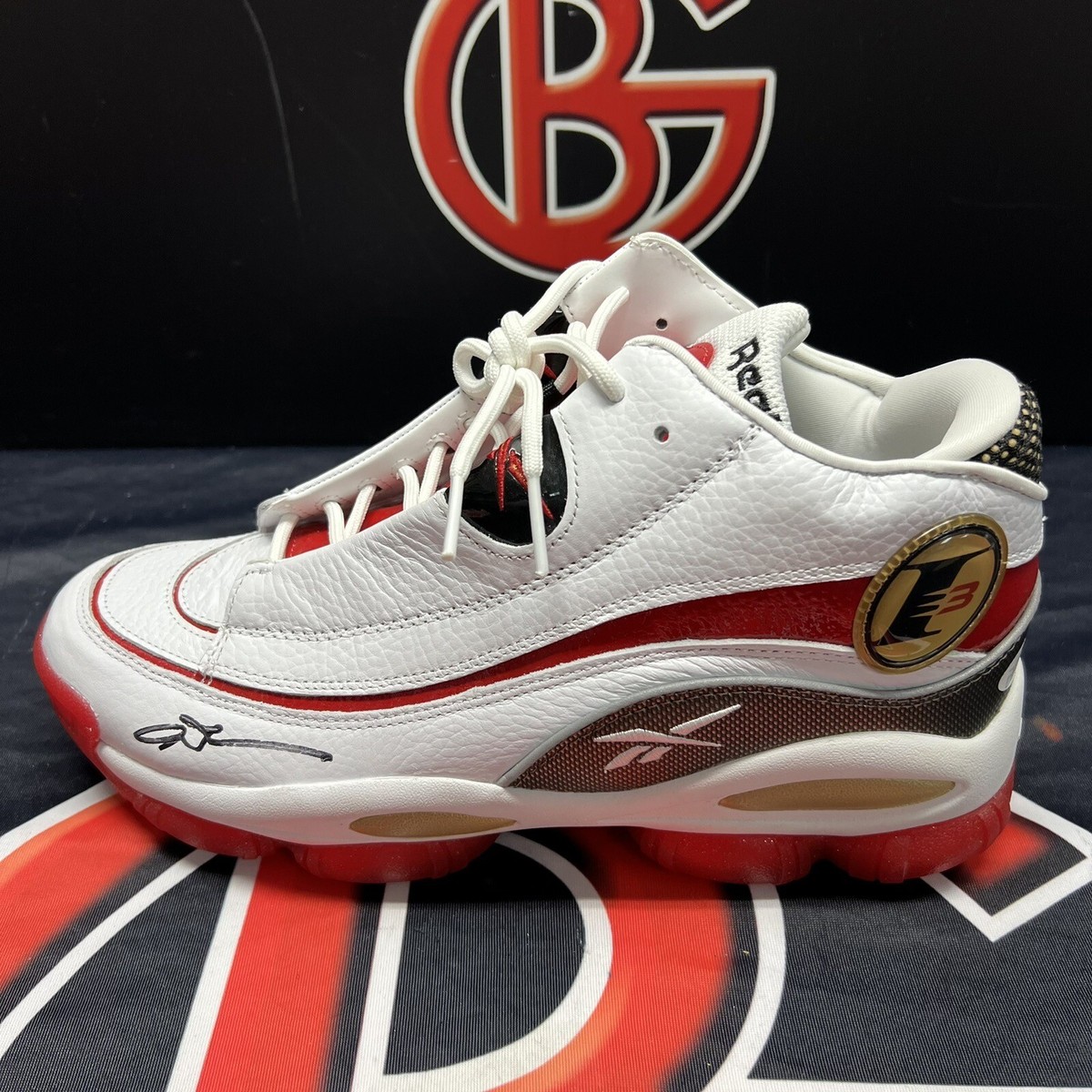 Allen Iverson Signed Philadelphia 76er Answer DMX Reebok Sneaker