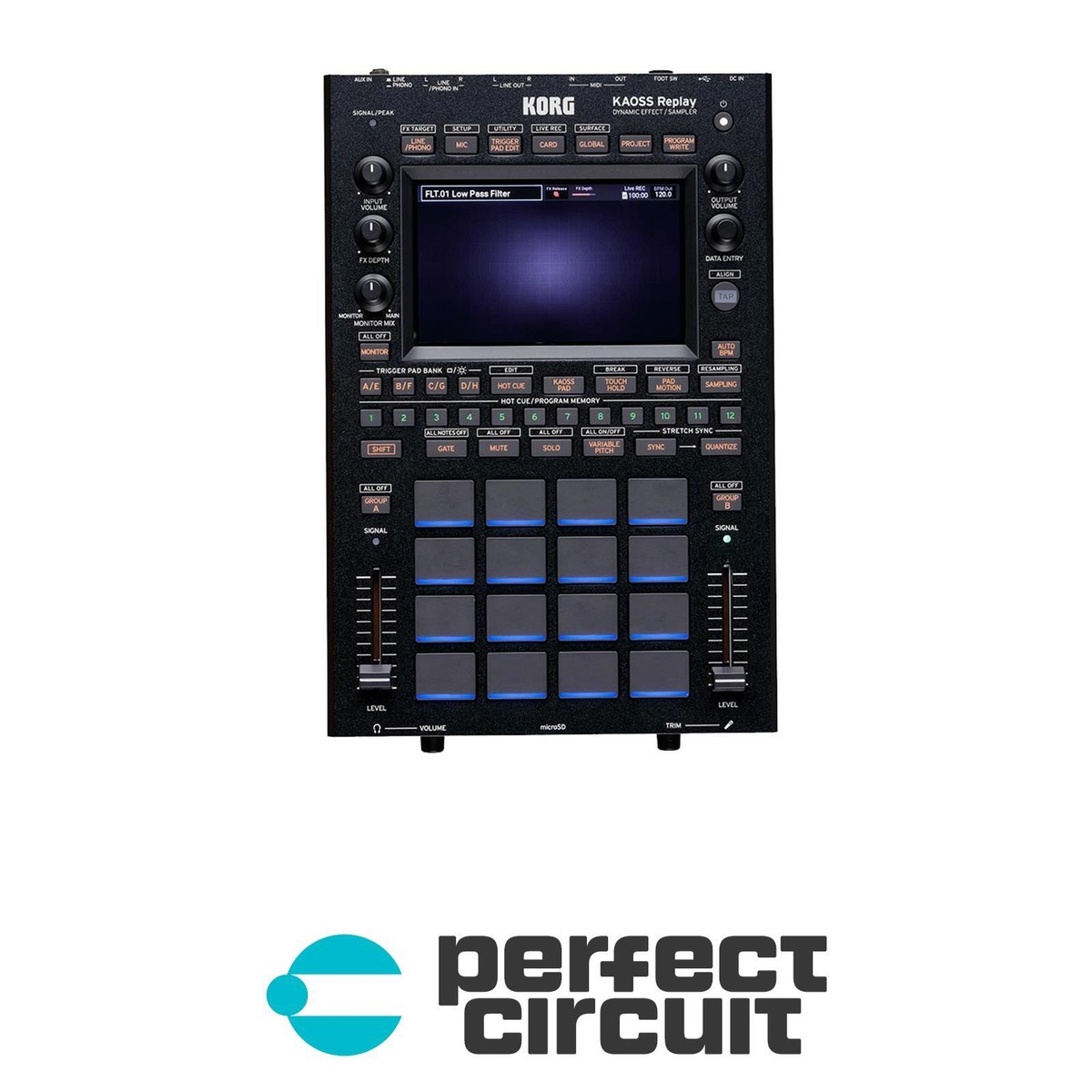 Kaoss Pad KP3 Replay - DJ Performance Sampler & Effects Pad With