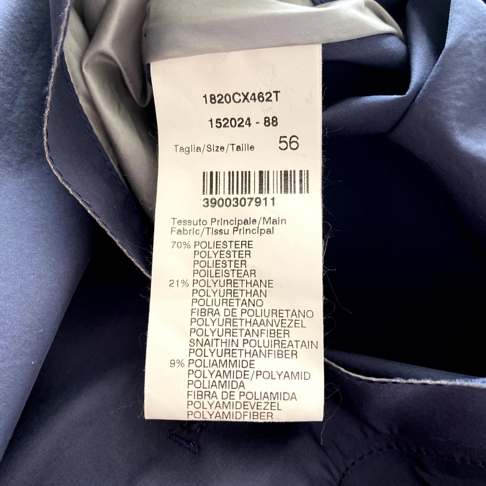 Montecore Raincoat Blue Collared Lightweight Butt… - image 15