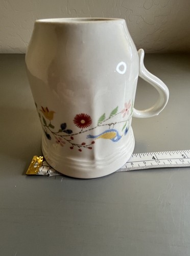 Set of 2 Heritage Birds and Flowers Brickoven Stoneware Mugs Spring Summer Tea - Picture 10 of 12