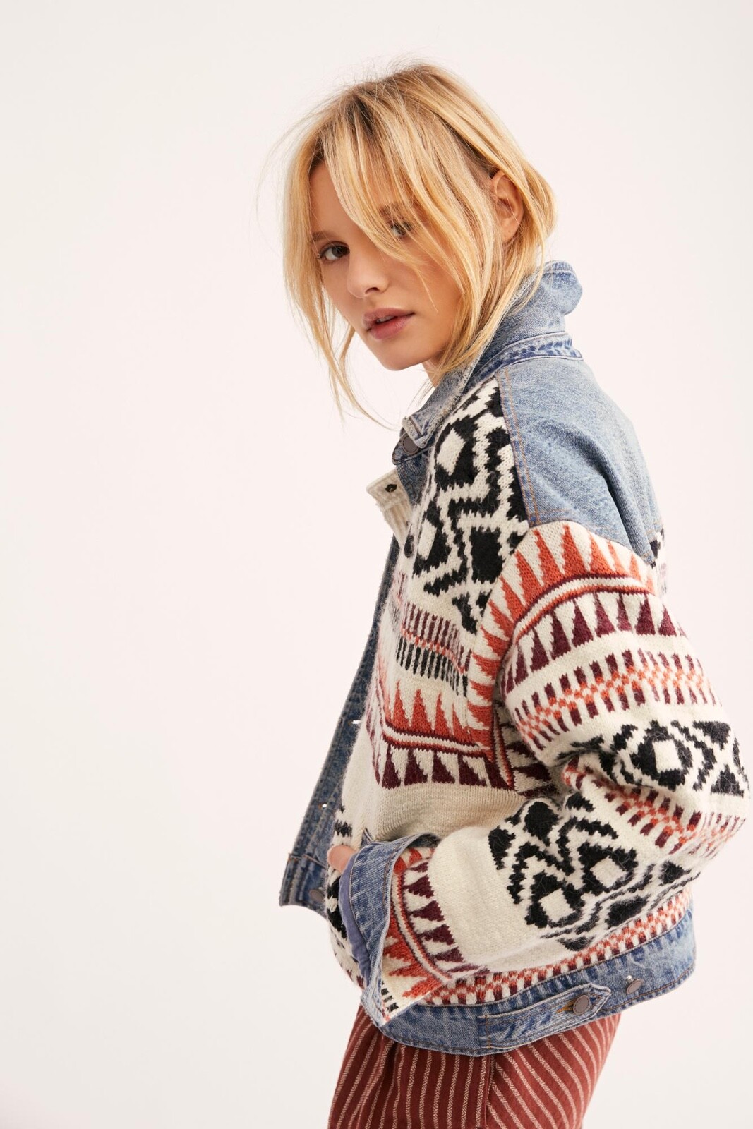 Free People Lakeside Denim Jacket 