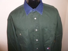 Tommy Hilfiger mens Button Down Long Sleeve Shirt Men's Green size XL