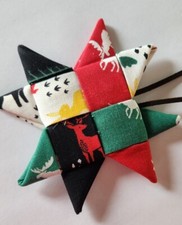 Fabric Christmas Ornament Star