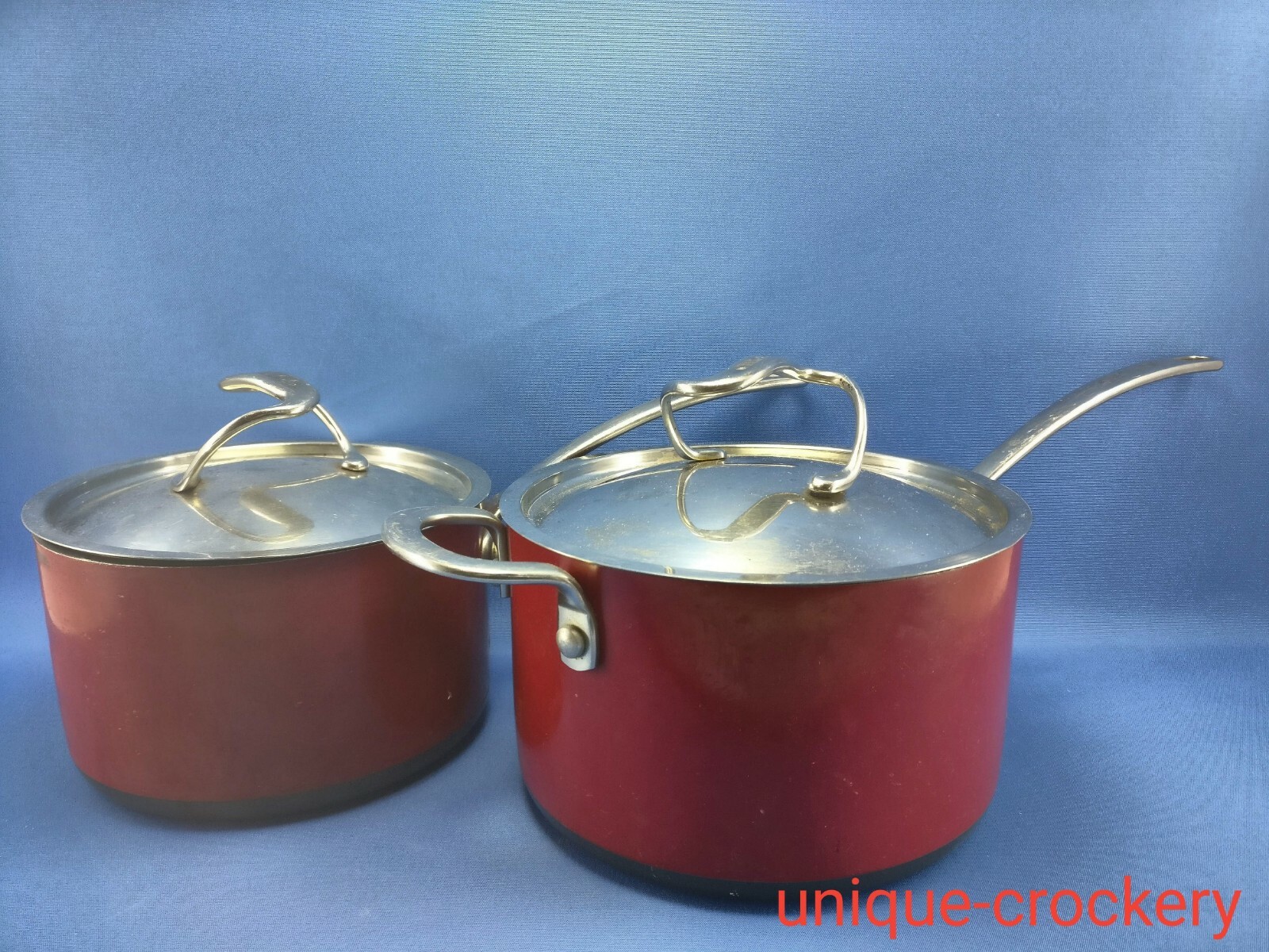 2 x Circulon Style Hard Anodized Saucepans eBay