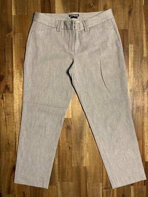 Woman s Express Editor Style Crop Dress Pant Size 4