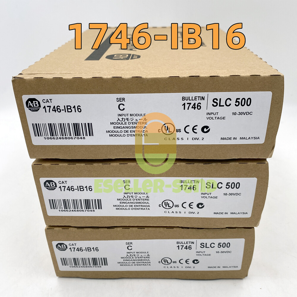 New Factory Sealed 1746-IB16 AB SER C SLC 500 Digital Input Module PLC 1746IB16