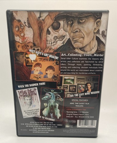 SERIAL KILLER CULTURE (DVD, 2014) ***Rare, OOP!*** Signed by John Borowski! - Imagen 2 de 3