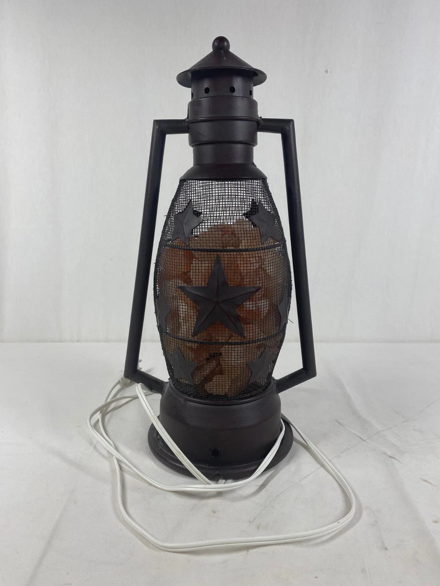 Rustic lantern lamp deals