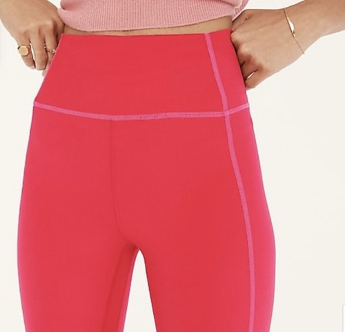 J. Crew NWT CloudStretch High-Rise Leggings - Wild Hibiscus Pink - Size X Small - Picture 2 of 3