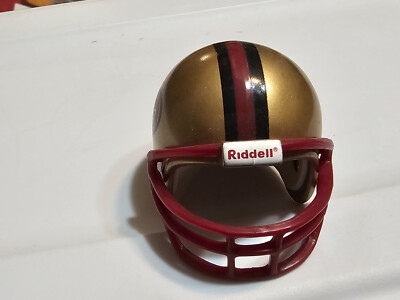SAN FRANCISCO 49ERS RED STRIPE #286 NFL FOOTBALL POCKET PRO HELMET