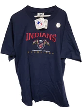 Vintage Lee Cleveland Indians 1997 American League Champions T Shirt Size L NWT!
