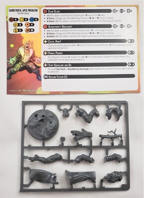 Marvel Crisis Protocol Sabretooth from Rival Panels Weapon X NO Tactics ...