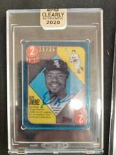 2020 Topps Clearly Authentic ELOY JIMENEZ Auto 11/25 Encased Blue WHITE SOX