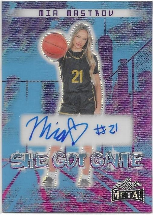 2024 Leaf Women Of Sport MIA MASTROV Cal Bears Basketball