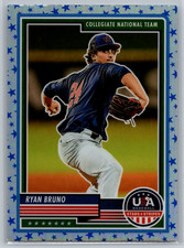 Ryan Bruno 2023 Panini Stars & Stripes USA Baseball Optichrome Stars Prizm #63